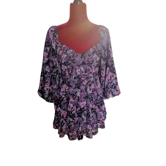 NWOT Altar'd State Tahila Sweetheart Floral Dress Size Medium - Picture 4 of 7